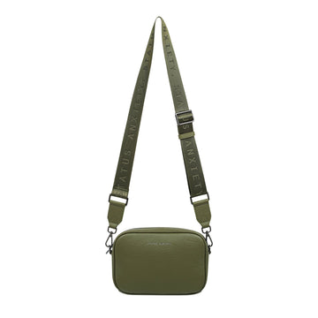 Plunder in Khaki with Branded Webbed Strap by Status Anxiety - The Stockroom NZ
